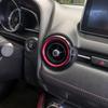 Mazda 2 CX-3 CX3 RF ND Dekorační kovový kroužek na ventilační mřížku samolepka