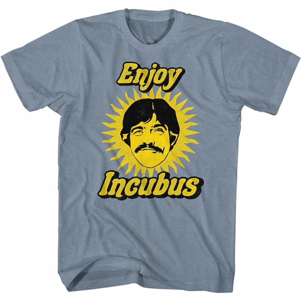 Incubus Enjoy Inubus Indigo Heather Adult T-Shirt Mens Womens Tees Top S
