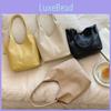 Spacious Oversized Tote Bag For Women 2024 Minimalist Korean Style Soft Pu Shoulder Bag