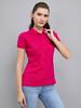 MONTE CARLO Damen Regular Fit Magenta T-Shirt