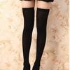 Spring thin Sexy Black White Soild Color Long Socks Women Over Knee Thigh High Stockings Lolita Ladies Girls Warm Knee Socks