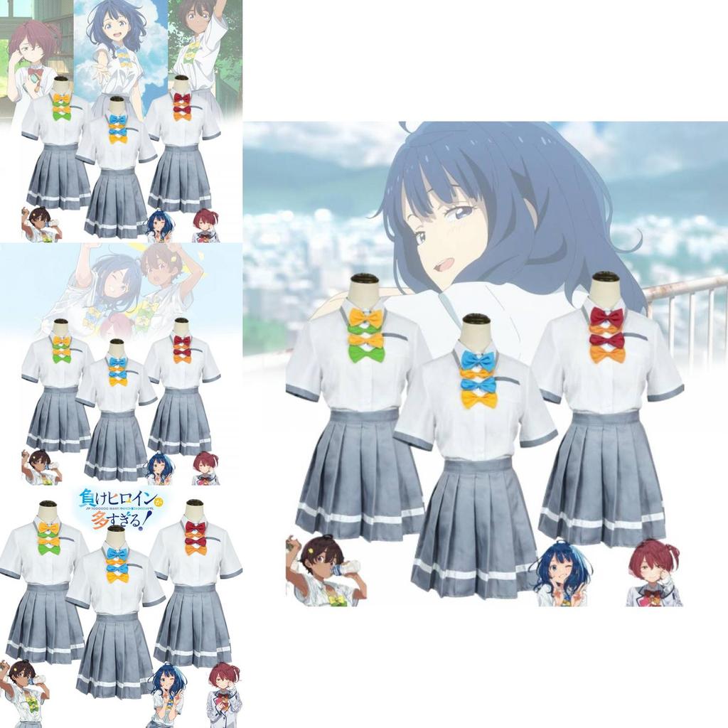 Vibrant Polyester Cosplay Costume Anime-inspired Harajuku Style For Role Play