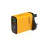 40W Multi-port Charger with 2 USB & 2 PD Ports, EU/US/UK Plug Adapter
