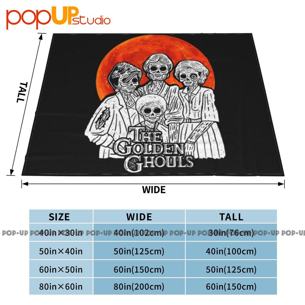 The Golden Ghouls The Golden Girls Parody Ultra-Soft Blanket Quilt Winter Sofa Cover Bed Covers