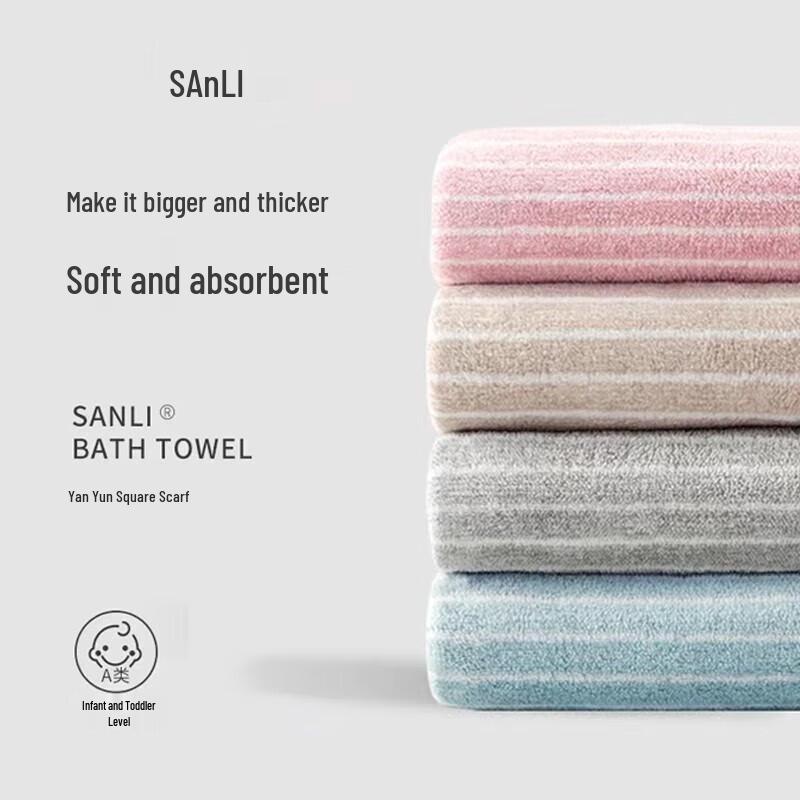 Sanli Yanyun Coral Fleece Hand Towels (2-Pack)