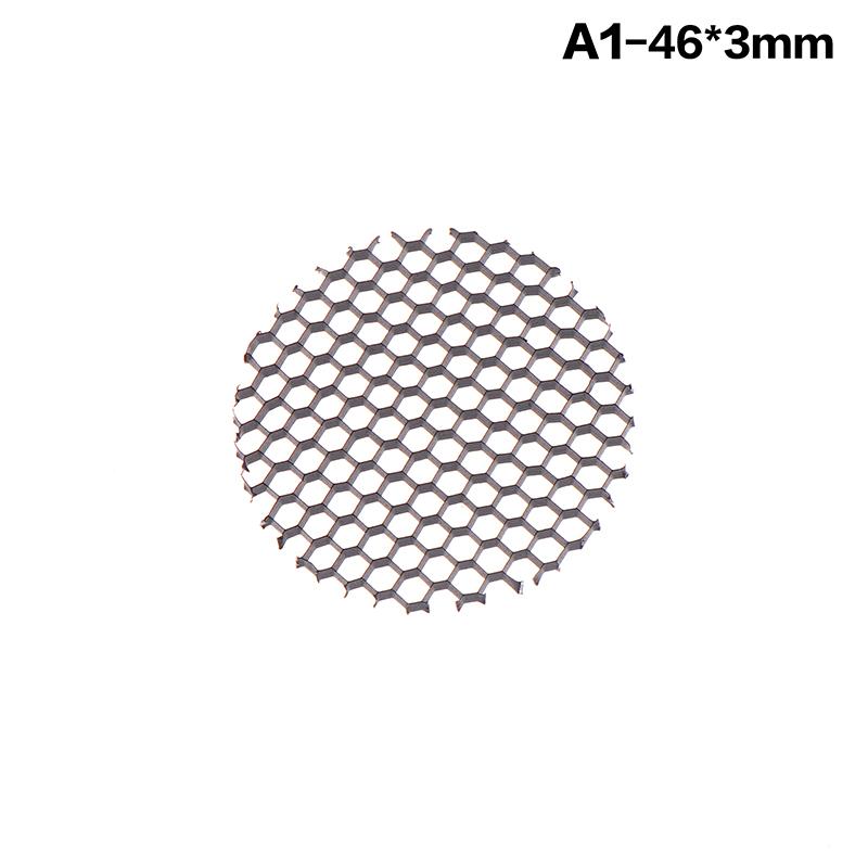 

LED Soft Light Shade Hood Downlight Spotlight Round Honeycomb Mesh Cover Black Anti-Glare Anti-Dazzling Light Aluminum