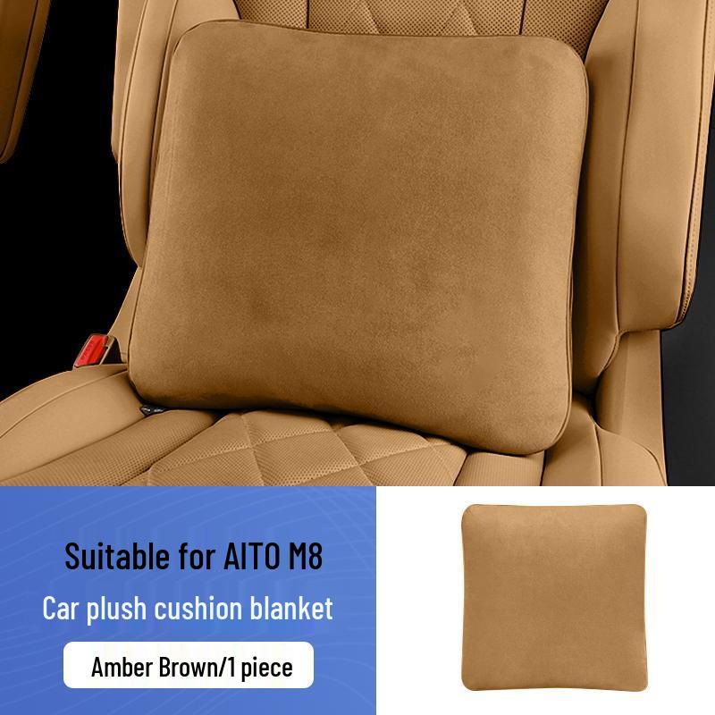 AITO M8 Cushion Blanket & Lumbar Support Pillow: 2-in-1 Warm Sleeping Essential