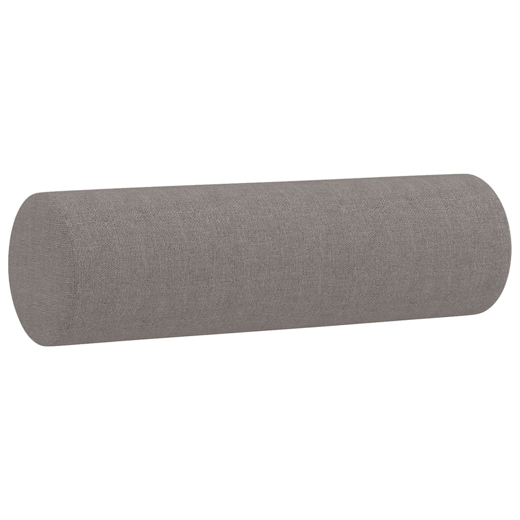 Vidaxl 2-Osobowa Sofa Z Poduszkami, Kolor Taupe, 120 Cm, Tkanina