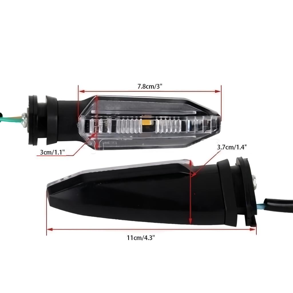 2Pcs Motorcycle Turn Signals Lights 12V LED Turn Signal Indicator Light For HONDA X-ADV 750 CB1000R CB1100RS CBR650R