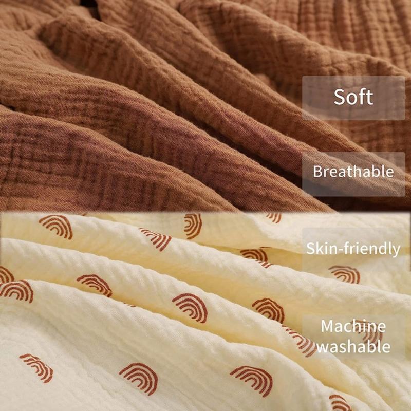 Baby  Basket Sheets Elasticized fitting Pram Sheets Baby Crib fitting Sheet Double Layer Crib Linens set for Infants