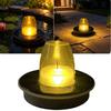 Waterproof Floating Candle Light Luminous Simulated Flame Buoyant Luminous Water Decor Amber Cover Buoyant