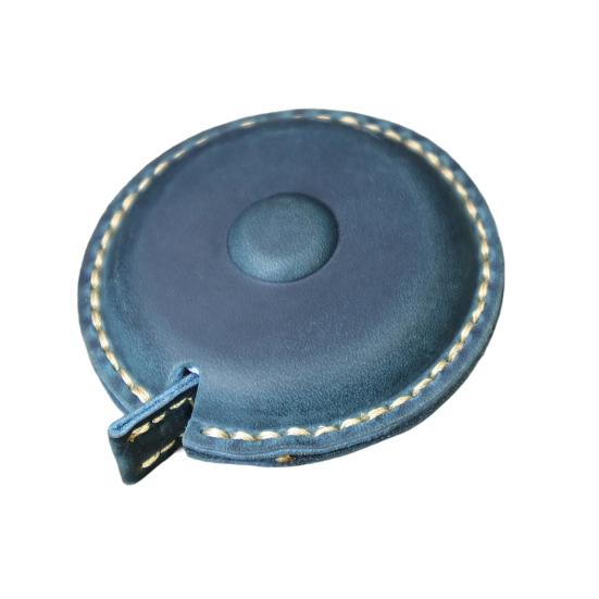 1.5M/60-inch Mini Faux Leather Tape Measure Portable Double-sided Soft Measuring Tape Retractable Flexible Height Ruler Tape Measuring Tool