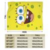 Cute Funny SpongeBob Cartoon Blanket  Plush Awesome Soft Throw Blankets for Bedspread Spring Autumn