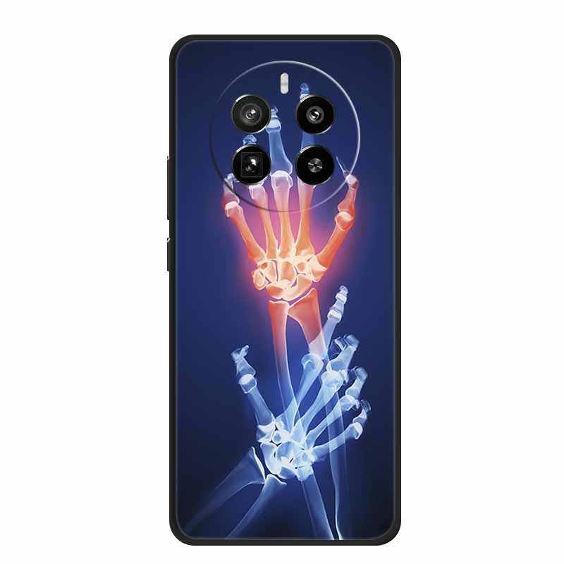 For Realme 12 Pro Case Realme12 Pro Plus 6.7" Black Silicone Soft Phone Case For Realme 12 Pro Back Cover Case 12Pro Coque Shell