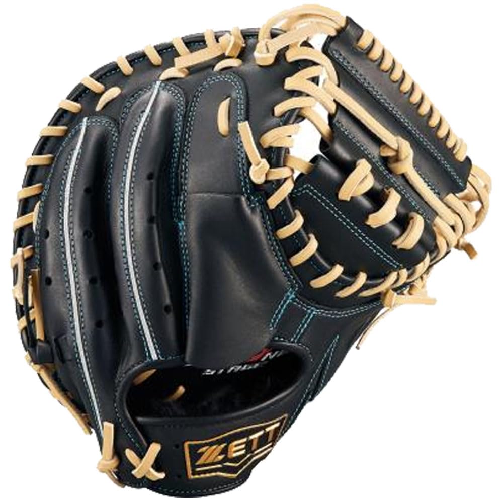ZETT Youth Softball Zero One B BJCB71512F Catcher's Mitt, Stage, Black/Pastel (1932),