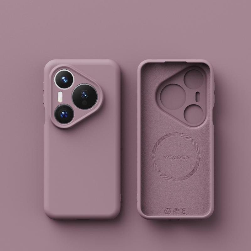 Soft Silicone Magsafe Magnetic Phone Case For HuaWei Pura 80 70 Mate 80 70 Air 60 50 Ultra Pro Max Frosted Wireless Charge Cover