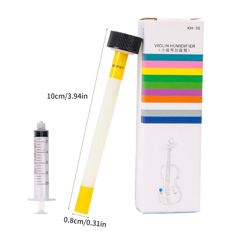 Violin Humidifier For Crack Prevention And Fiddle Maintenance Plastic Care Tool For String Instruments