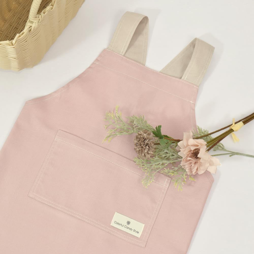 Candy Back Cross Apron Dull Pink For Just Put It Triangle Scarf Set N7909710 [Colorful Style] Children's (100-120cm) Girls, Kids, On,