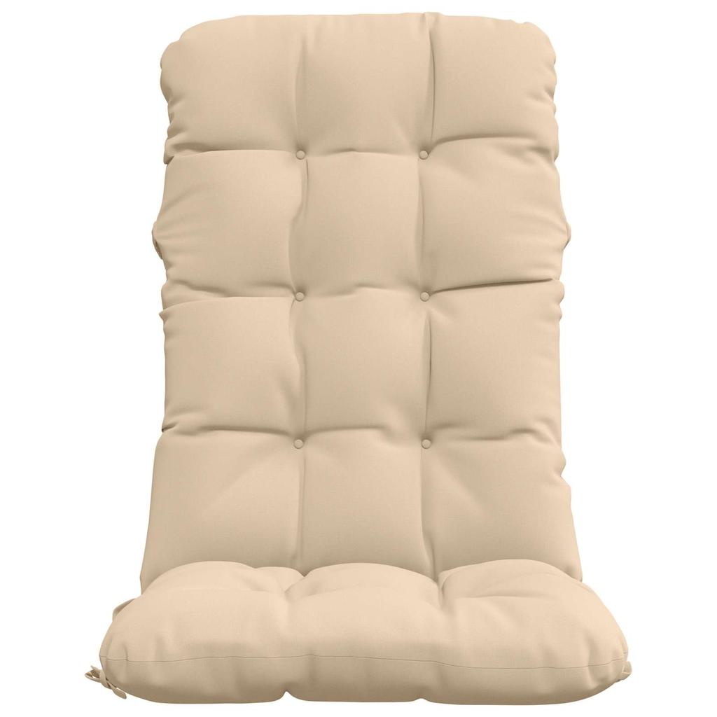 4 piece High Back Cushion Set VIANEN 100percent  Polyester Cream