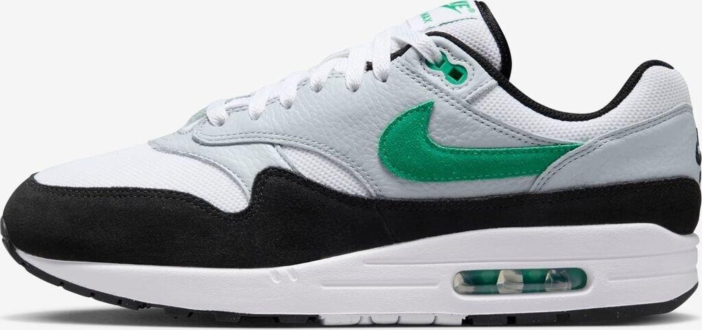 Кроссовки Nike Air Max 1 белый/чистая платина/черный/стадионный зеленый