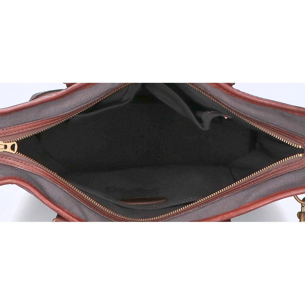 BASCO LEATHER NELSON 2WAY BAG 2WAYShoulder Tote Bag BrownUsed