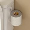 1 Pc Suporte de rolo de papel higiênico Organizador Suporte de parede Suporte de armazenamento Cozinha Banheiro Sem broca Dispensador de toalhas de papel Inoxidável