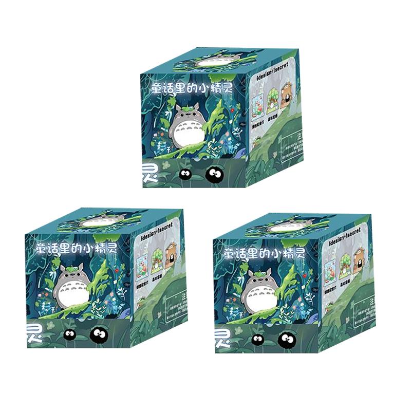 Cartoon Hayao Miyazaki The Little Elves In Fairy Tales Scene Version Series Blind Box Desktop Ornament Toy Mystery Box Fun Gifts