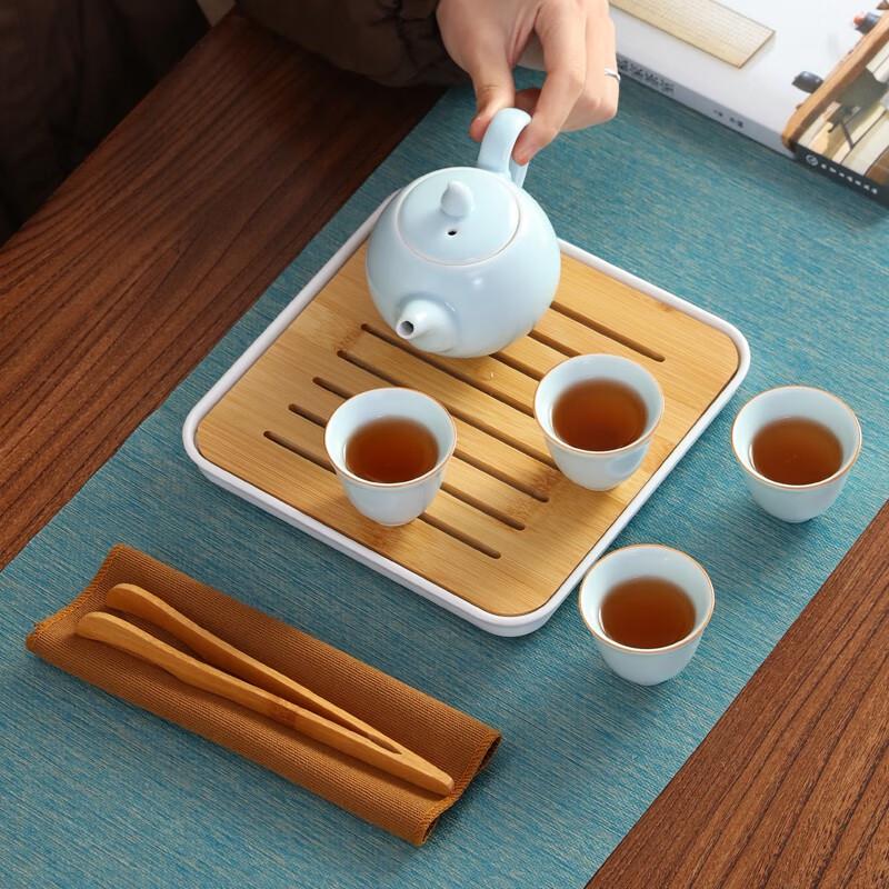 Bafangli Good Fortune 8-Piece Chinese Tea Set