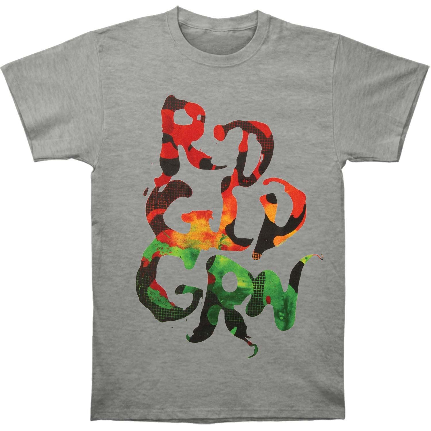 Men s RDGLDGRN Snakelike Color Logo Slim Fit T-shirt Medium Grey S