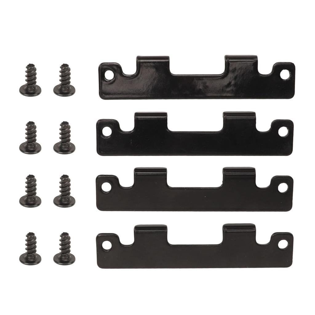 Tailgate Hinge Plates Sturdy Metal Tail Gate Hinge and Screws Set for Rhino 450 YXR450F 2006?2009