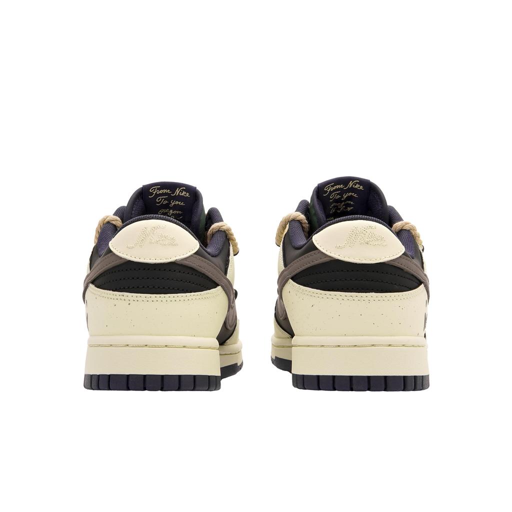 Nike Dunk Panda Jack Sequel Low top Skateboard Shoes Men's Black Rice Yellow Brown FV8106-361(Team62-)