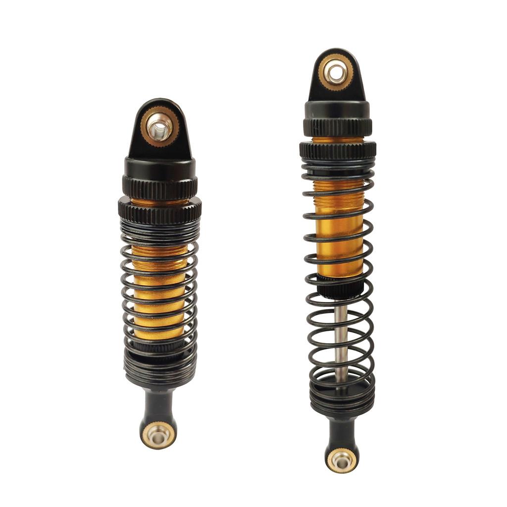RC Car 2Pcs Built-in Spring 100mm Shock Absorber Damper for 1/10 RC Crawler Axial SCX10 90046 TX RX-4 MST Redcat