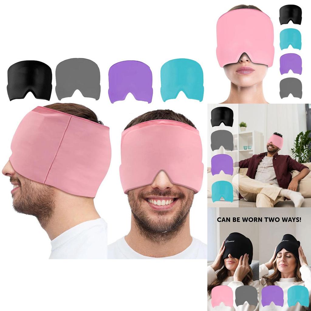 Opaska na głowę na migrenę lód ciepło żel chłodzący owijka na głowę na ból głowy