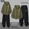 JEEP SPIRIT Męski Zestaw Bluza Sportowa i Spodnie Jogger na Jesień