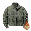 Große Baumwoll-Verdickte MA1 Air Force Fliegerjacke für Herbst/Winter