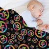 Take That Neon Symbol Throw Blanket Thermals For Travel Decorative Sofa Winter beds Giant Sofa Blankets