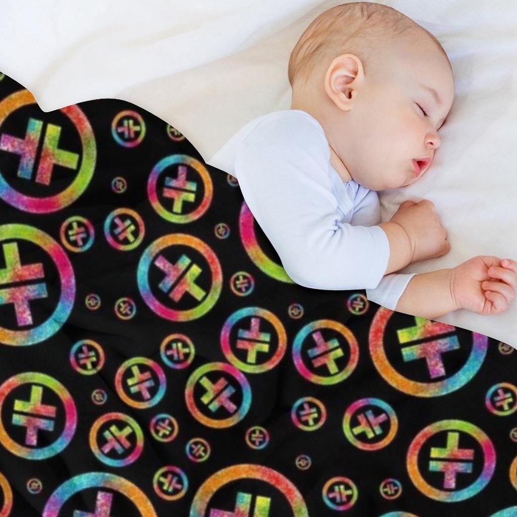 Take That Neon Symbol Throw Blanket Thermals For Travel Decorative Sofa Winter beds Giant Sofa Blankets