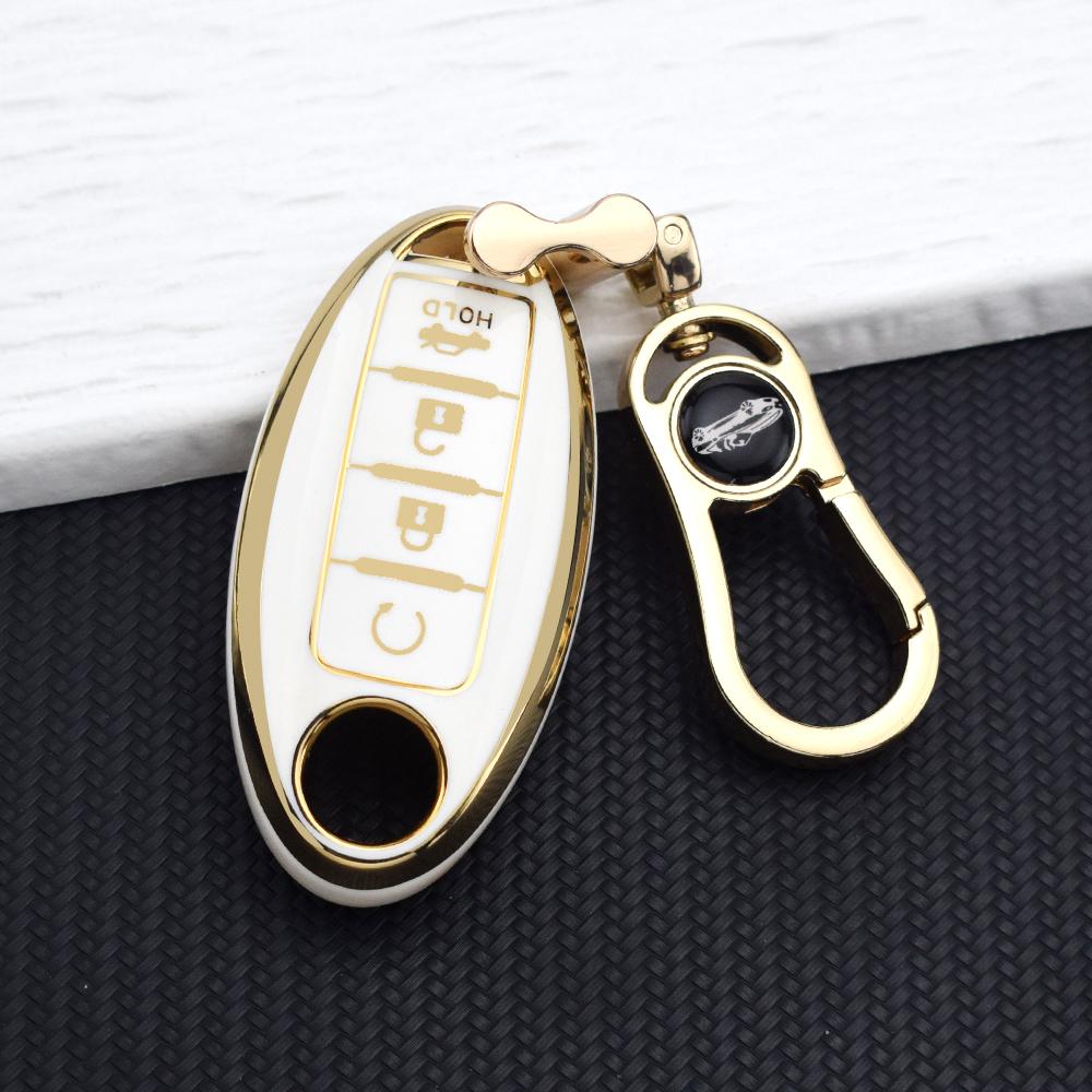 4 Buttons TPU Car Key Shell Case For NISSAN Maxima Altima Versa Sentra Sunny Sylphy Teana Qashqai X-Trail Juke Key Fob Cover Set