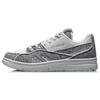 New LiNing 937 Vintage Basketball Shoes Men's Low Top Brick Gray AGBR049-5