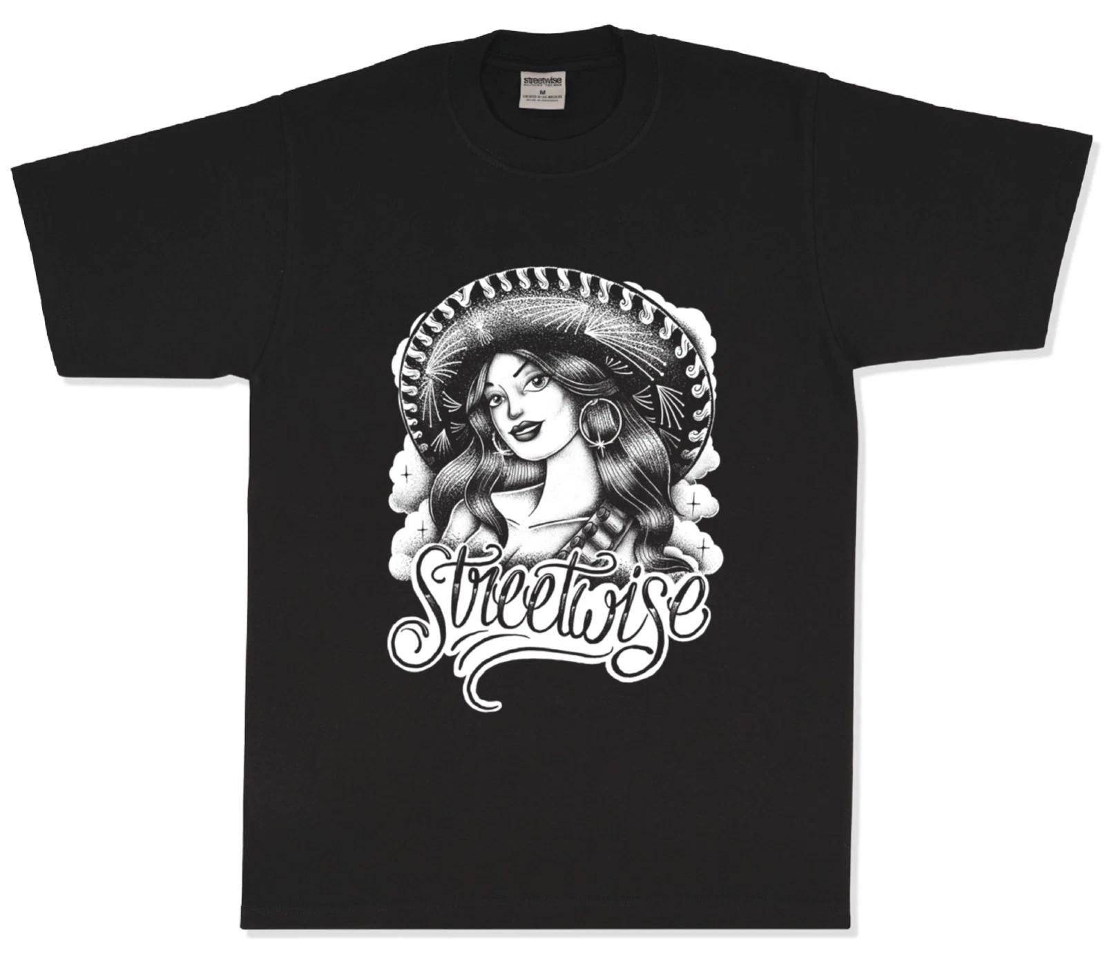 Streetwise MORENA Graphic T-Shirt Black M-L-XL-2XL-3XL-4XL-5XL S