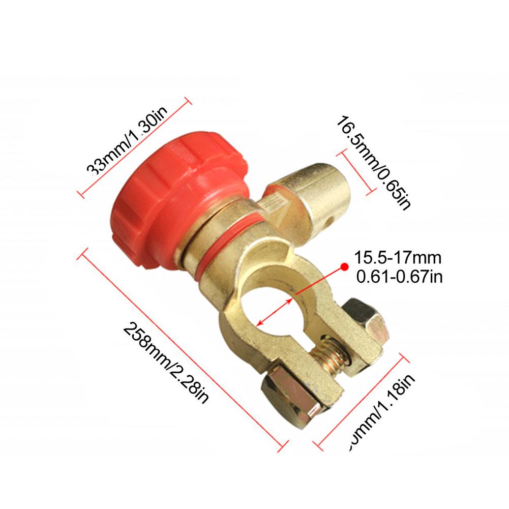 Car Power Switch Top Post Battery Disconnect Switch Anti Leakage Battery Cut Off Switch For Vehicles Power Quick Disconnect