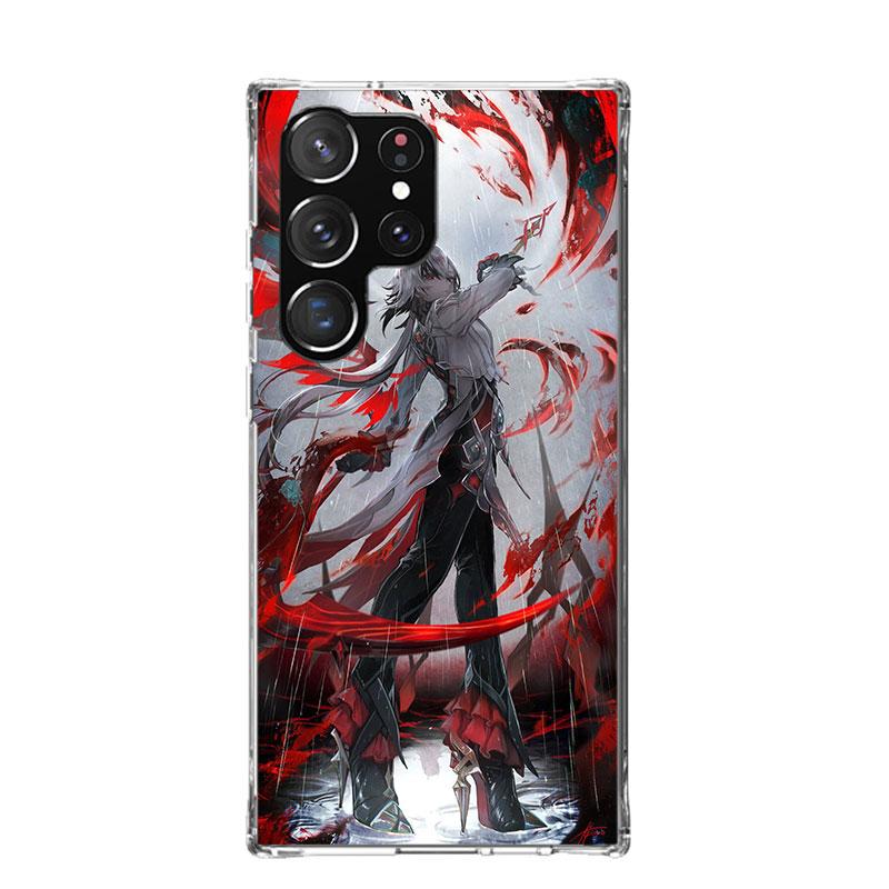

Arlecchino Genshin Impact Phone Case For Samsung Galaxy S25 Edge S24 S23 S22 S21 FE S20 Ultra S10 Plus + Art Customized Coque Samsung S25 Plus
