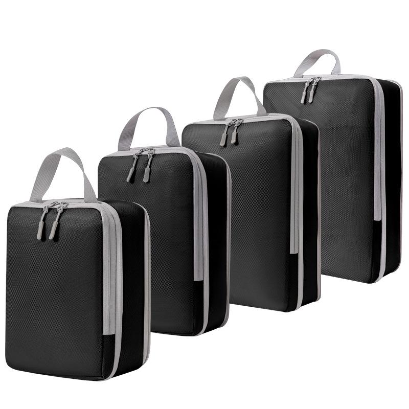 Compression Travel Storage Set: Washable Organizer for Cosmetics, Shoes, and Clothes