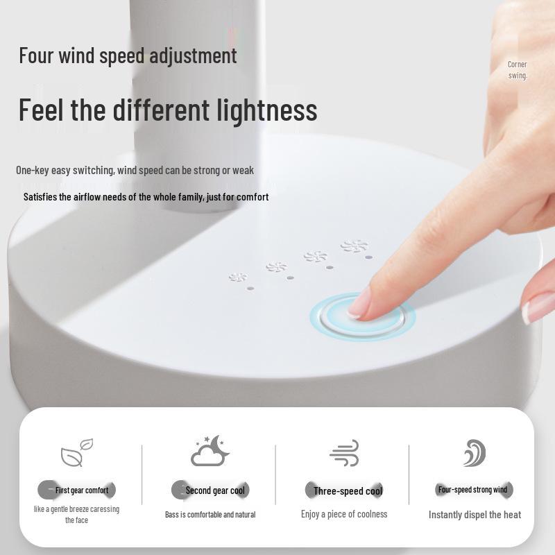 Kaxidaofu 6-Zoll USB Schreibtischventilator mit Oszillation