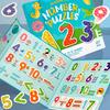 Magnetic Logic Puzzle Cognitive Book For Kids Number Operations Math Skills Educational Toy Learning Magnetic Stickers