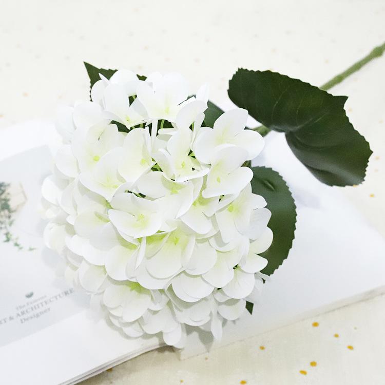 

3D Увлажняющие руки Большие Гортензии Искусственные Цветы 176 штук Цветочные Свадебные Домашние Композиции Искусственные Цветы Пленочная Гортензия белый