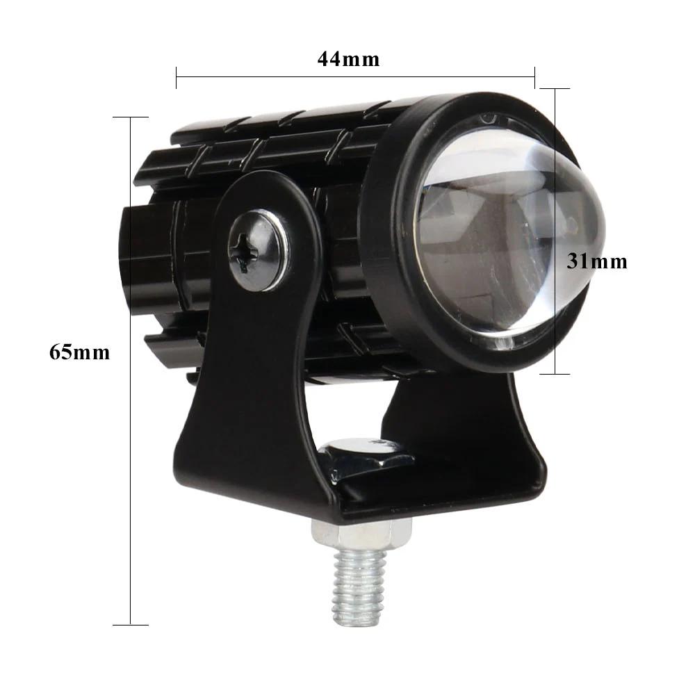 Motocykl Mini Driving Light Dual Colo do reflektora pomocniczego reflektora R ATV Scooter Moto Fog Light Akcesoria 12V