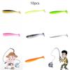 Arnova New Soft Bait For Freshwater Fishing T Tail Fish Lure With Lead Head Hook Long Distance Casting Artificial Bait