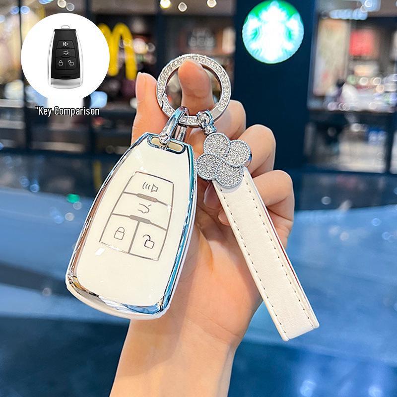 Compatible with Beijing BJ40Plus, BJ80, BAIC Changhe A6, Weiwang S50, Premium M50F, and M60 Key Cases.