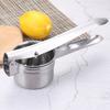 1Pieces Masher Ricer Press Mashed Potatoes Stainless Steel Crushing Puree Fruit Vegetable SqueezerJuicer Outdoor Tableware